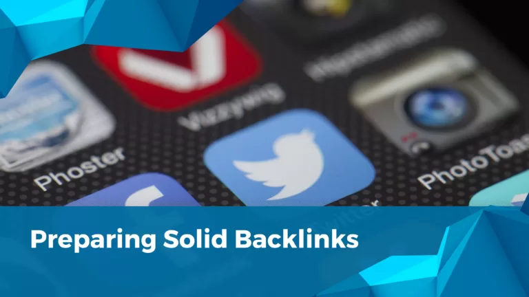 Preparing Solid Backlinks